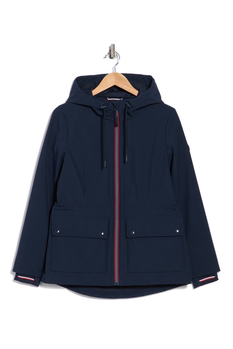 Water Resistant Coat, Alternate, color, NAVY