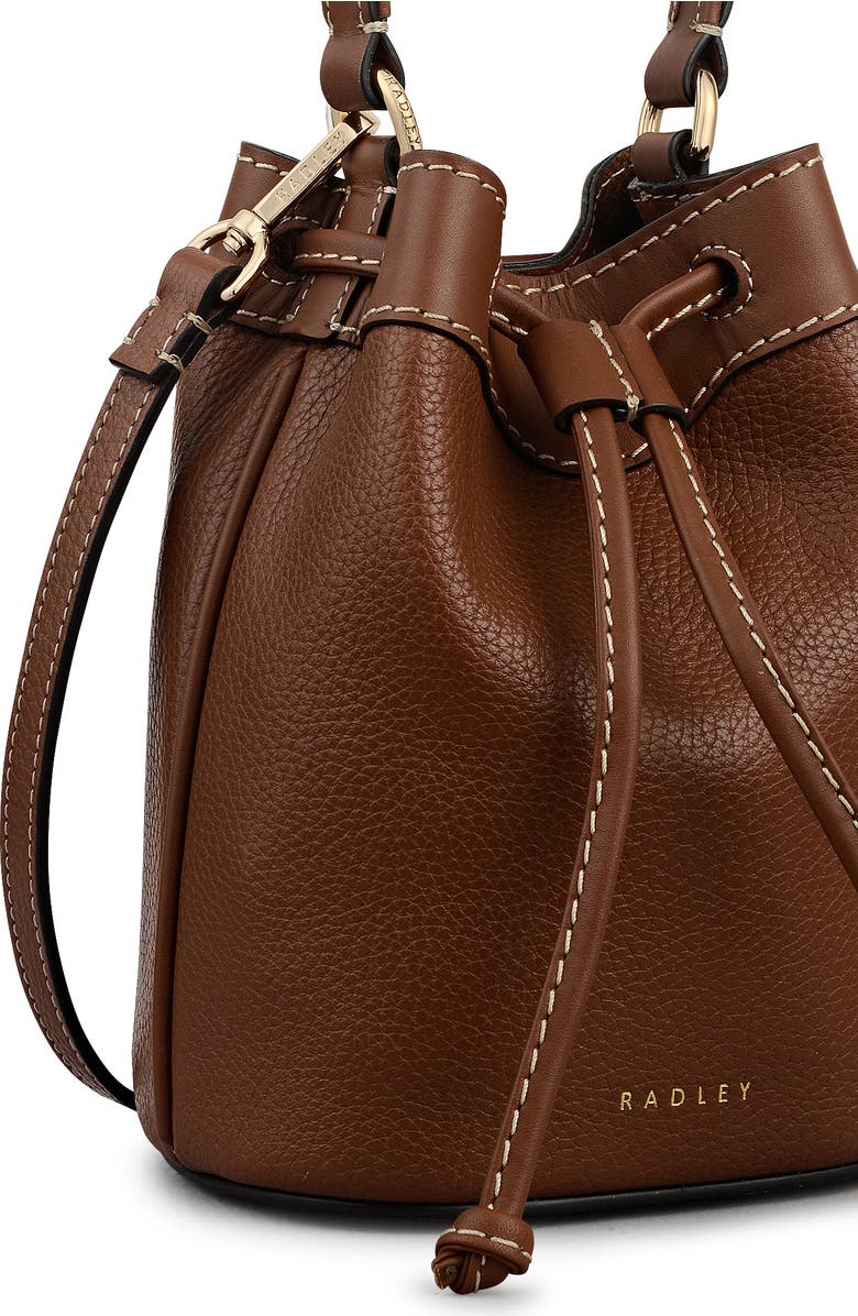 Radley Albany Avenue Mini Drawstring Crossbody Bag, Alternate, color, Cognac