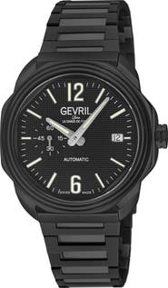 GEVRIL Roosevelt Automatic Bracelet Watch, 42mm