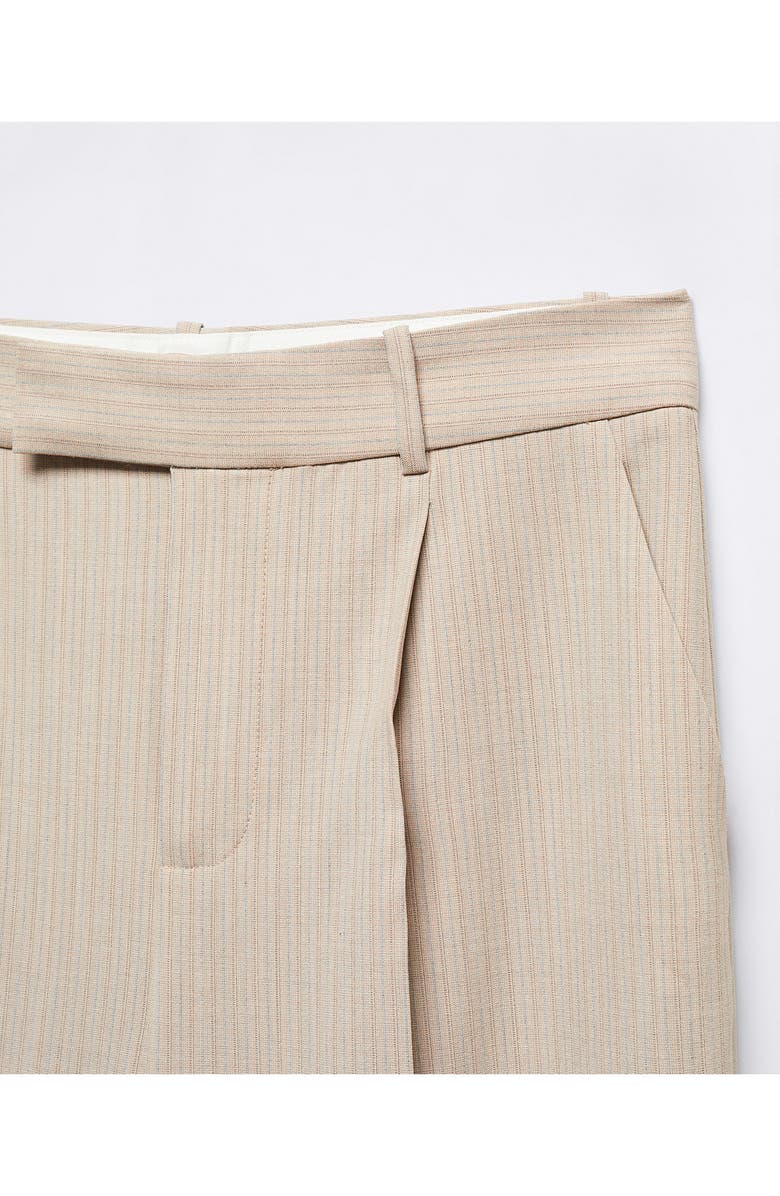 MANGO Tonal Stripe Pants, Alternate, color, 