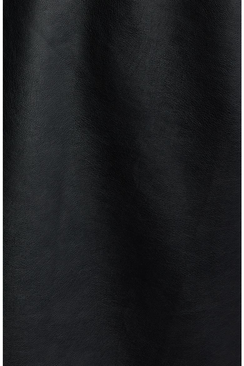 Detroit Black Faux Leather Jacket, Alternate, color, BLACK