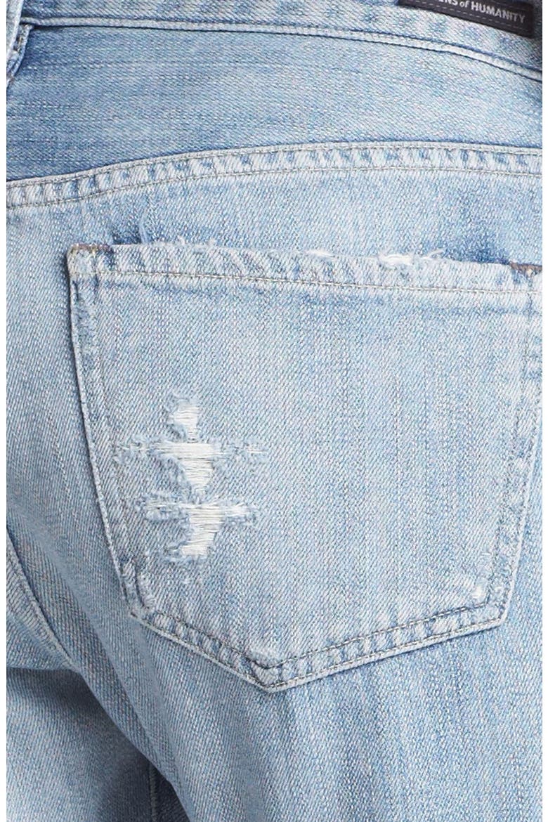 'Dylan' Destroyed Loose Fit Jeans, Alternate, color, LOVE WORN