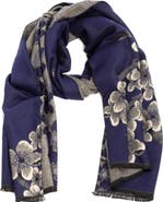 SAACHI Floral Reversible Scarf