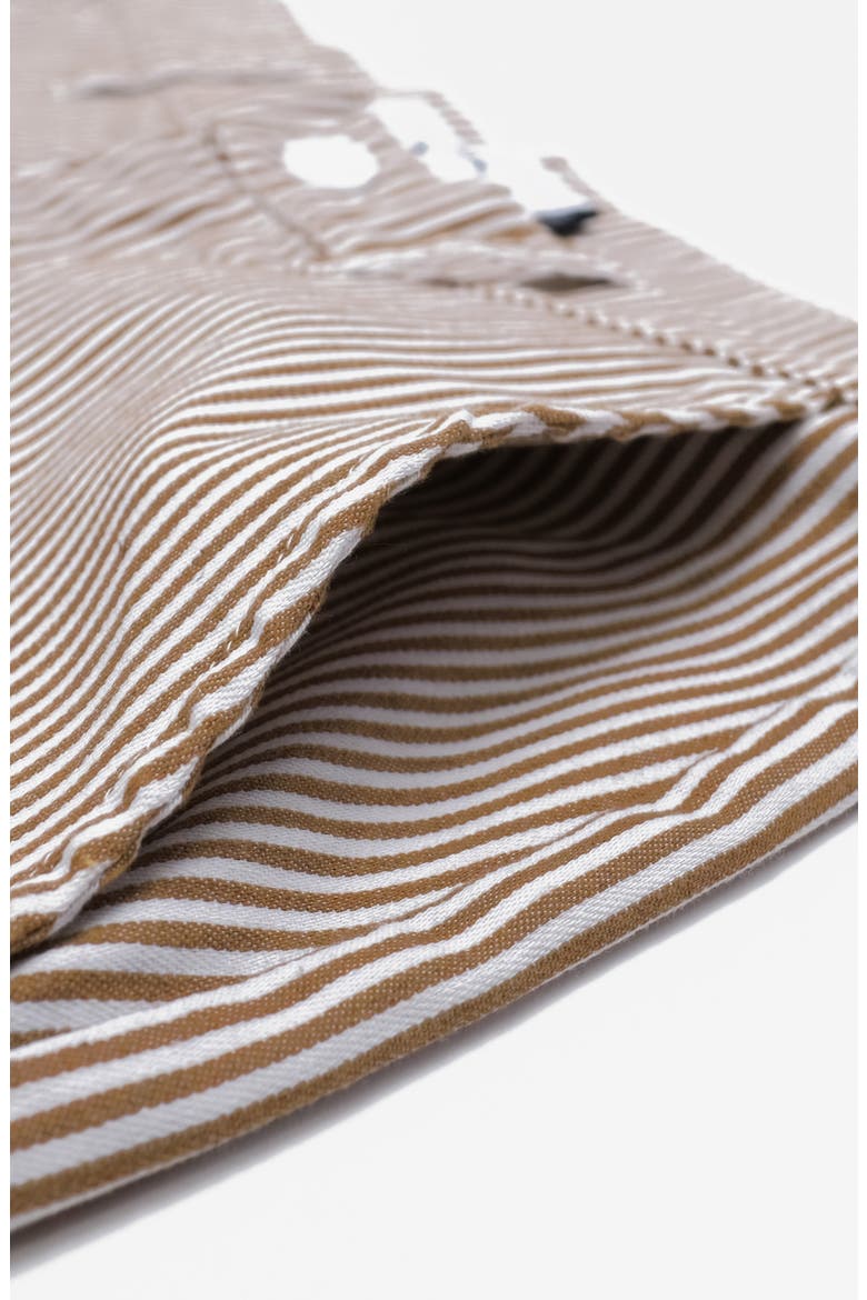 Speer Stripe Track Pants, Alternate, color, BROWN