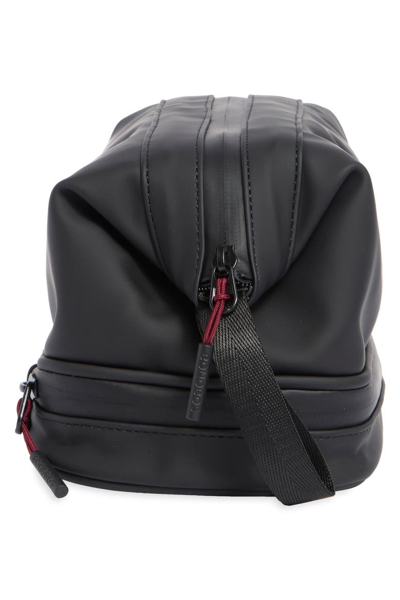 Rubberized Dopp Kit, Alternate, color, BLACK