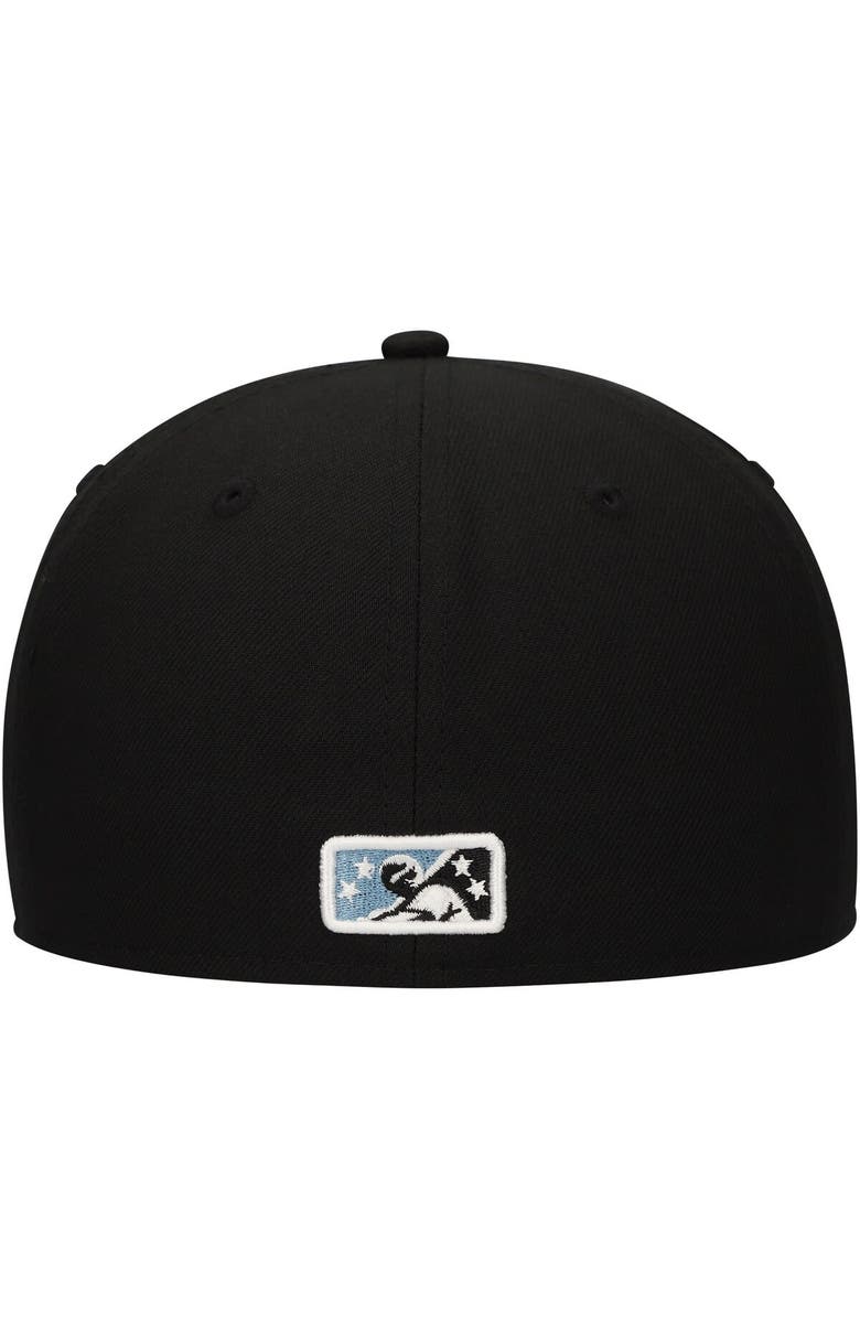 New Era Men's New Era Black Cucuys de San Bernardino Copa de la Diversión 59FIFTY Fitted Hat, Alternate, color, 