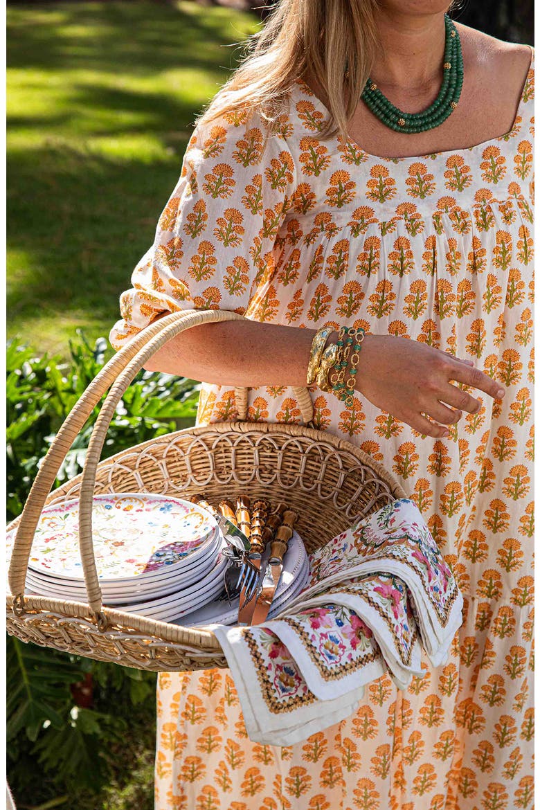 Provence Rattan Gathering Basket, Alternate, color, WHITEWASH