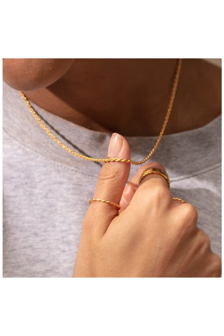 Rope Chain Necklace, Alternate, color, GOLD PLATE