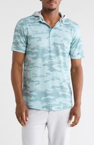 TravisMathew Featherweight Stealth Hooded Polo