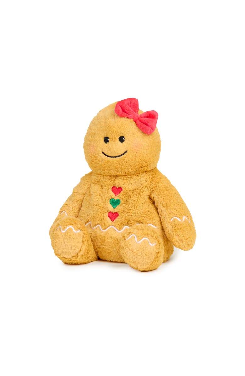 Warmies Gingerbread Girl Plush Toy, Main, color, 