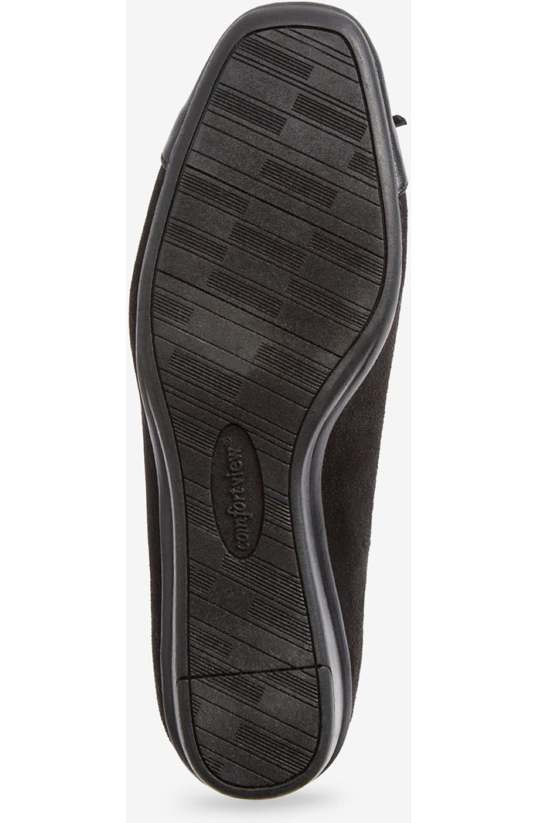 Comfortview The Jade Slip On Wedge, Alternate, color, Black