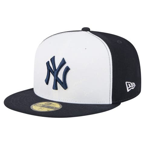 Men's New Era White/Navy New York Yankees Repeat 59FIFTY Fitted Hat