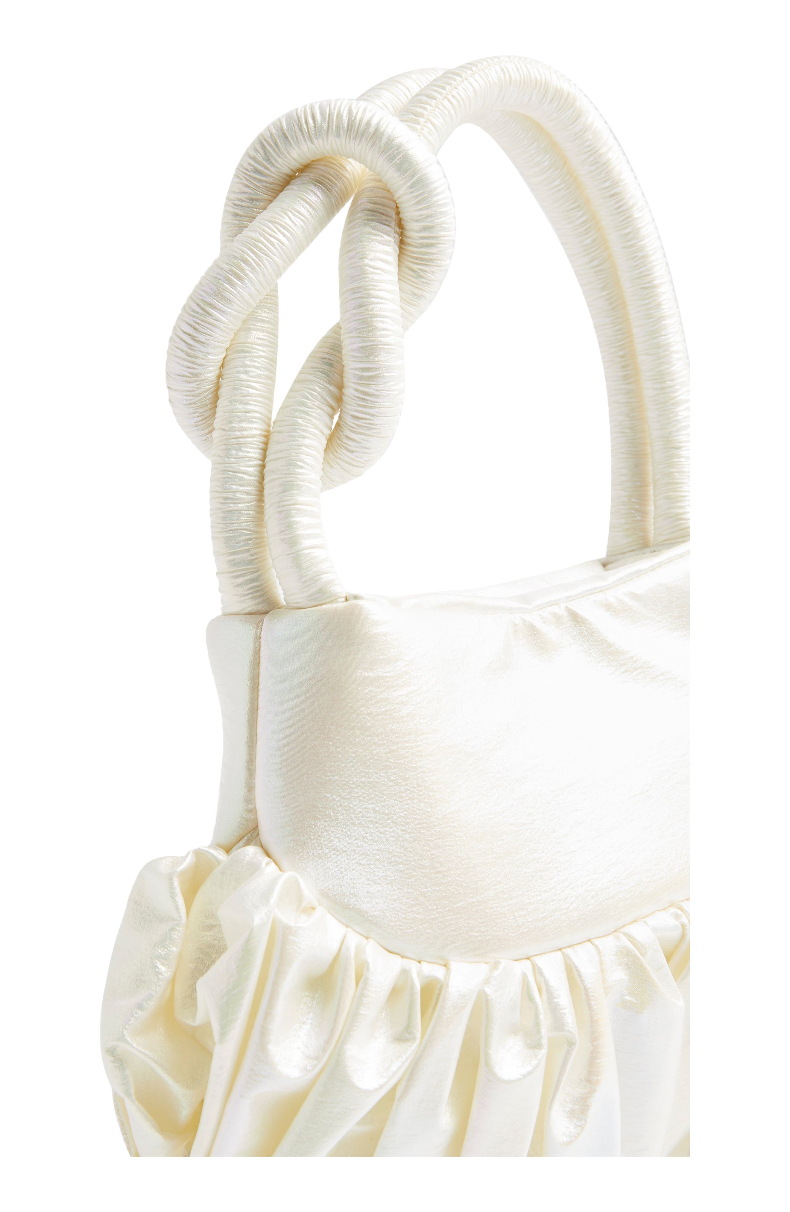 Topshop Metallic Knot Bag, Alternate, color, 