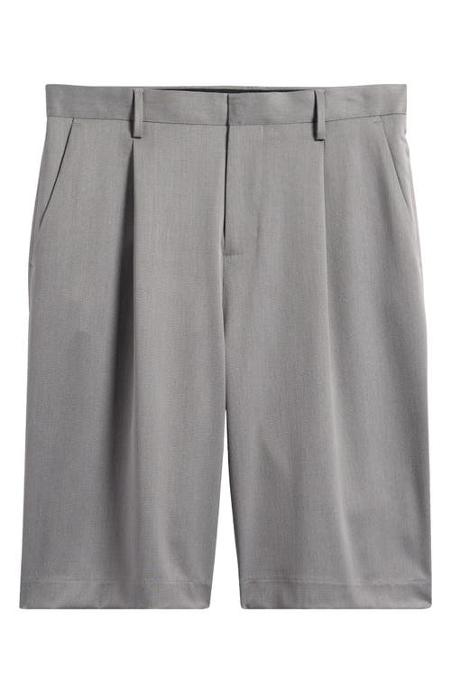 Open Edit Pleated Bermuda Shorts