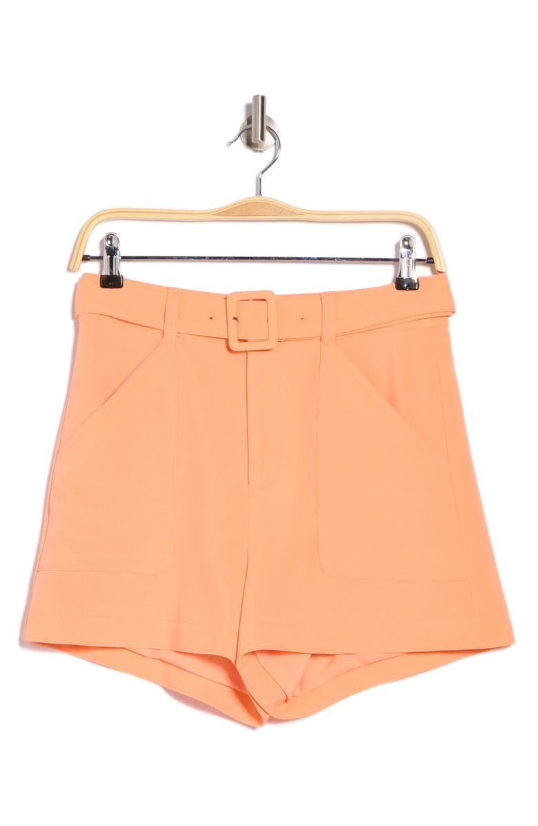 Cinq à Sept Alena Belted Shorts, Main, color, Marmalade
