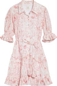 Cinq à Sept Gwendoline Garden Doodle Shirtdress