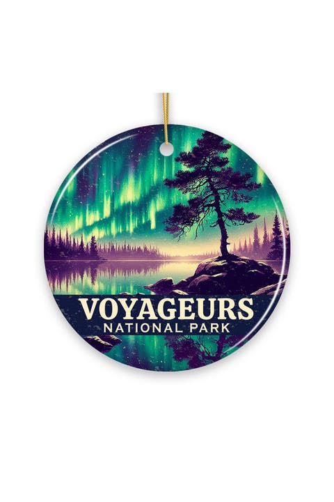 Voyageurs National Park Northern Lights Ornament