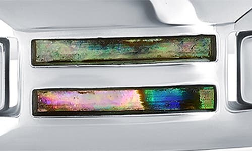 Blackjack Abalone Tungsten Link Bracelet In Silver