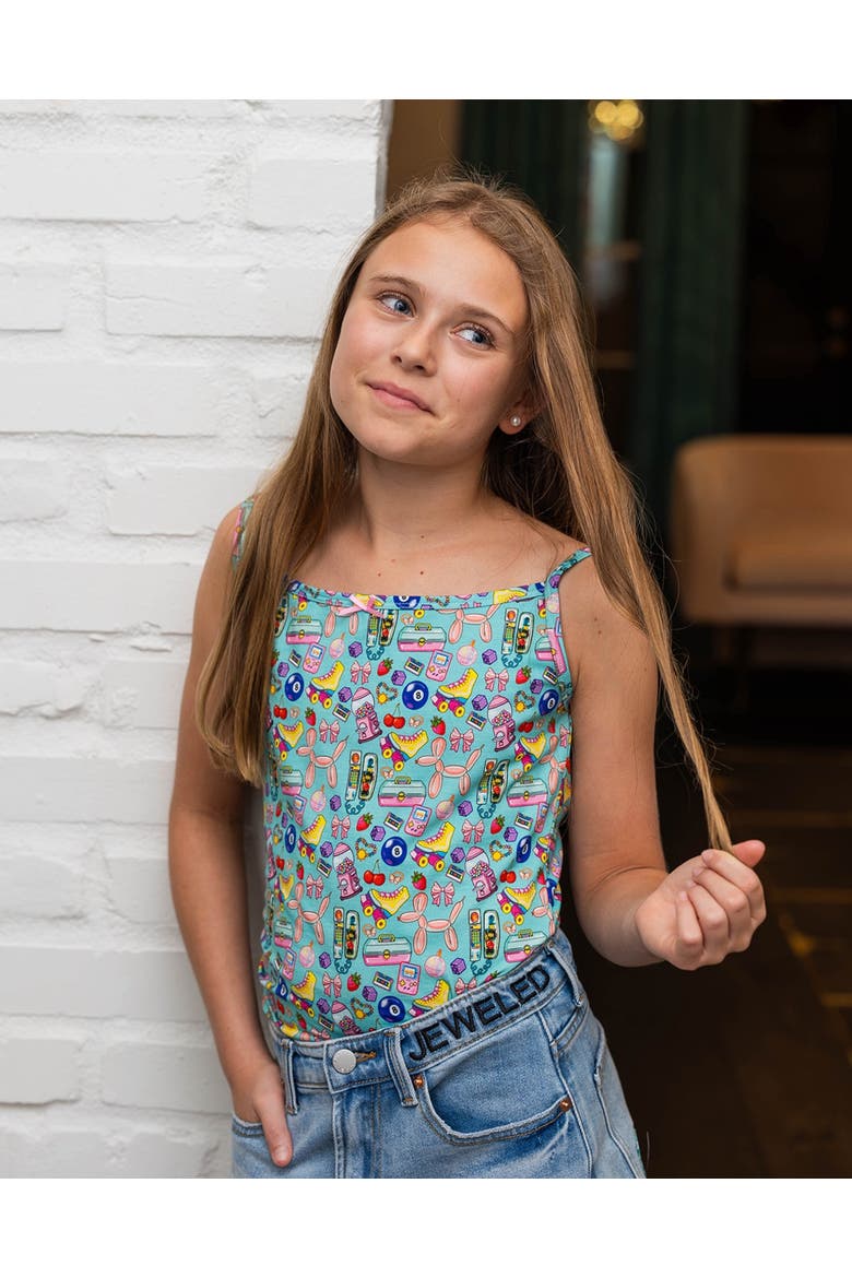 Girls' 90's Girl Cami, Alternate, color, Multi