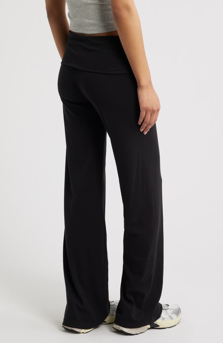 BP. Foldover Leggings, Alternate, color, Black