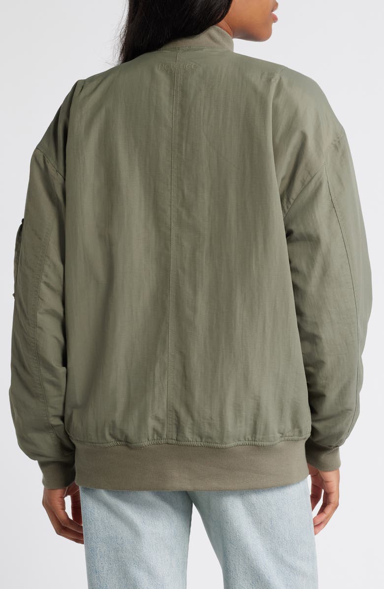 Florence by Mills Oversize Bomber Jacket, Alternate, color, Dusty Olive