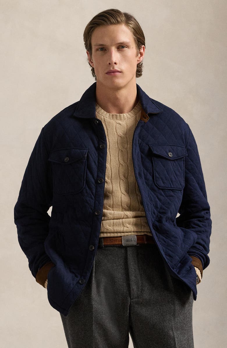 Polo Ralph Lauren Cotton Quilted Jacket, Alternate, color,