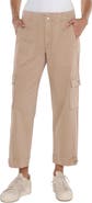 Liverpool Los Angeles Utility Stretch Twill Crop Cargo Pants