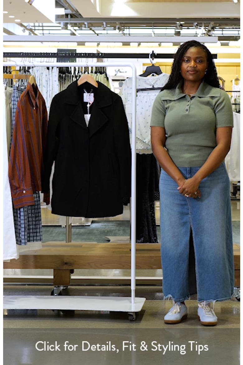Ex-Boyfriend Wool Blend Oversized Jacket video
