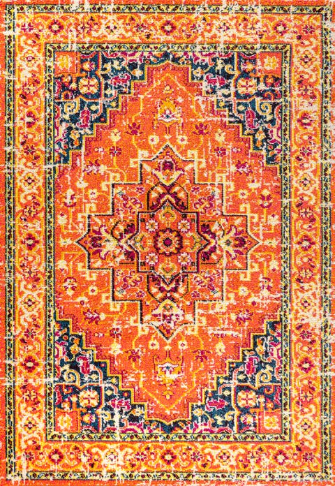 Brooklyn Geometric Medallion Area Rug