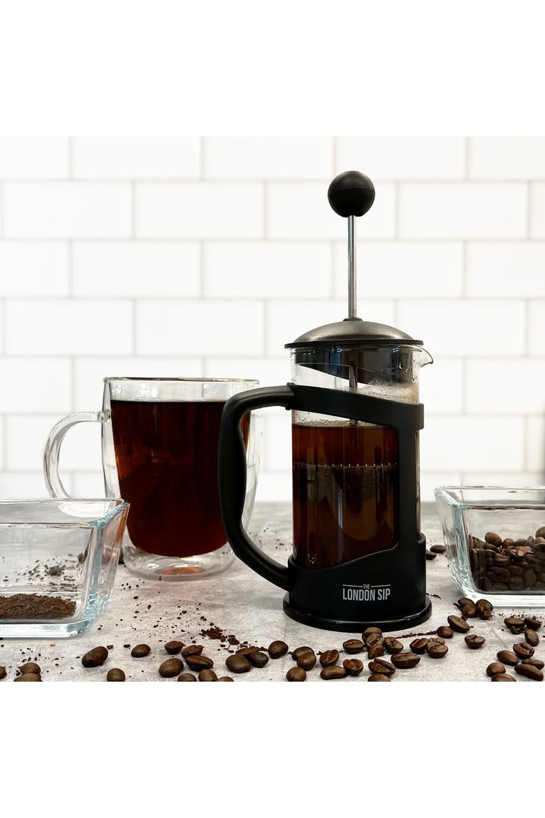 Deluxe French Press Immersion Brewer, 1000ml, Alternate, color, Black