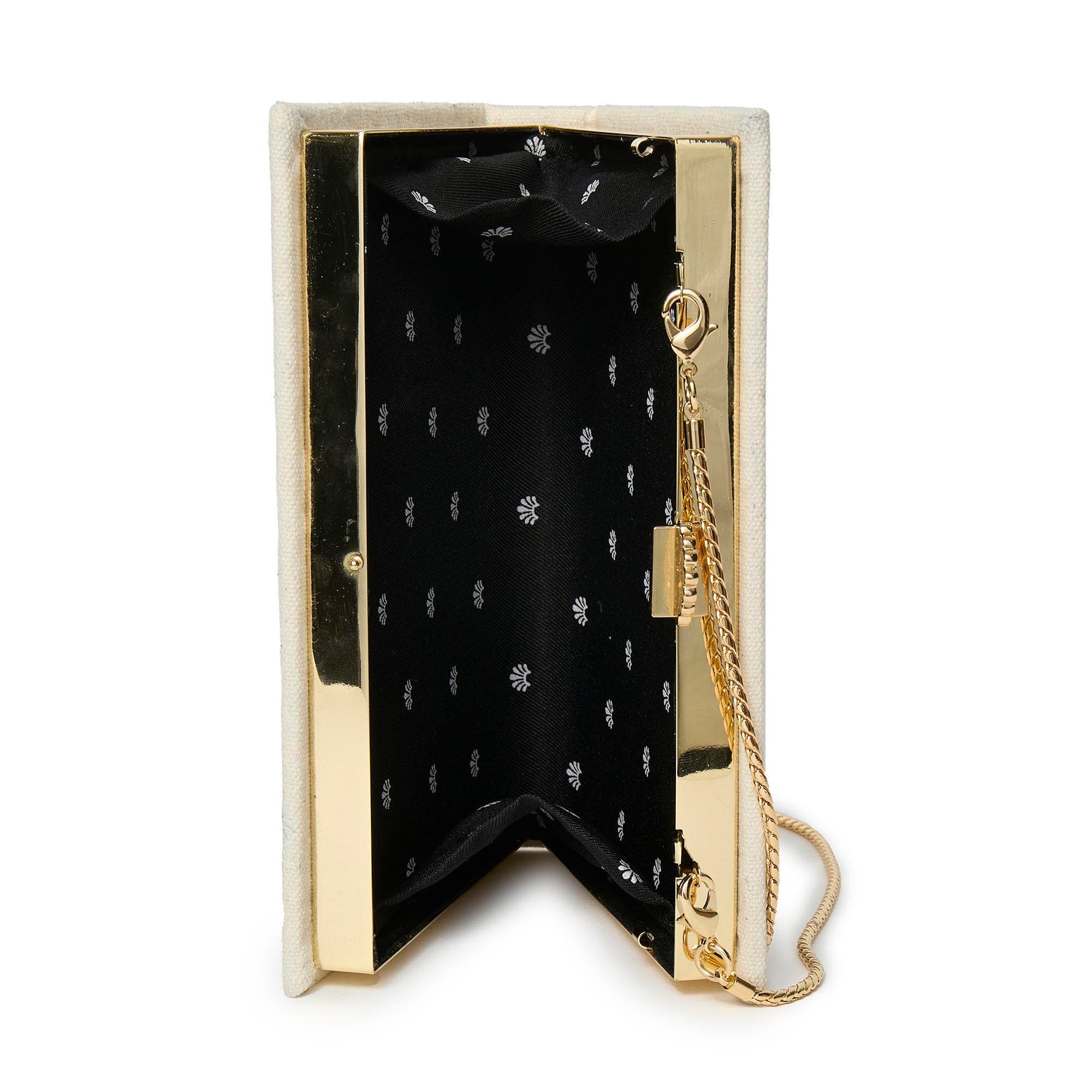 Lele Sadoughi The New Wizard Of Oz Book Clutch, Alternate, color, Yellow Brick