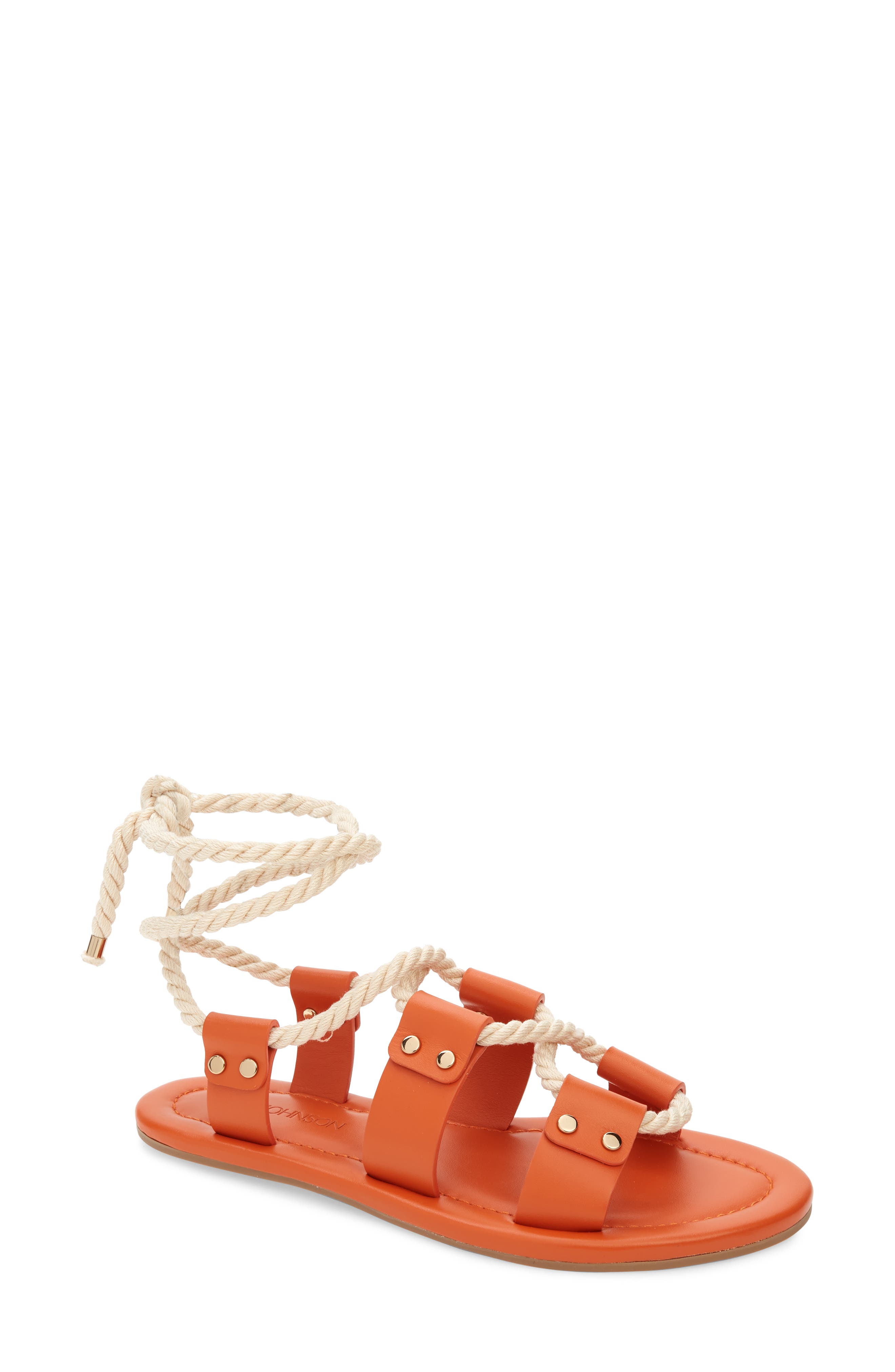 Ulla Johnson Rope Ankle Tie Sandal, Main, color, 
