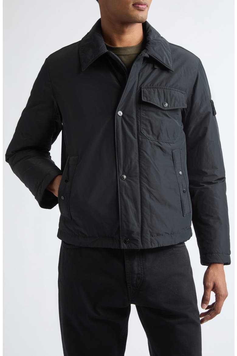 Water Repellent Down Jacket, Main, color, V0029 BLACK