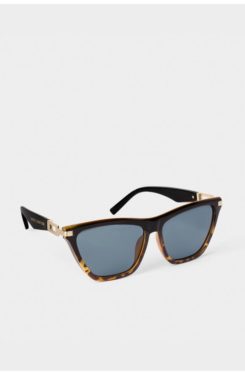 Katie Loxton Marbella Sunglasses in Black Tortoiseshell Gradient, Main, color, Black Tortoiseshell
