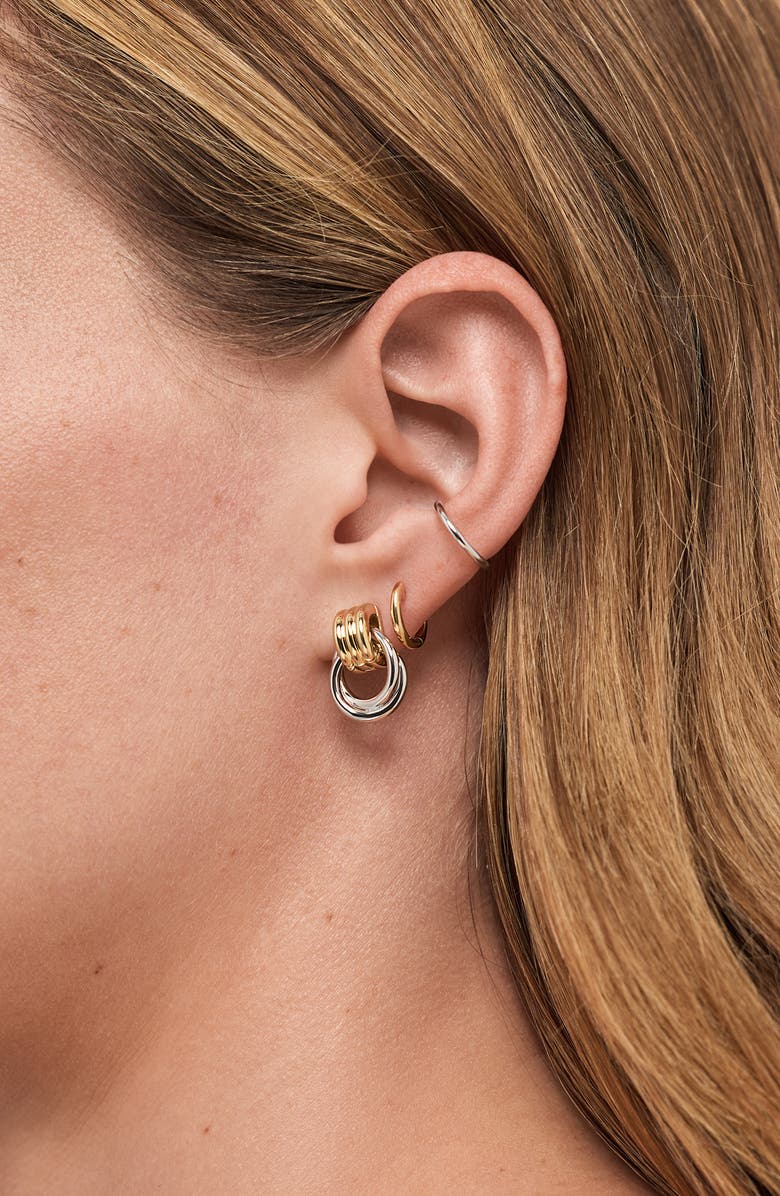 Ana Luisa Ryle 2-Tone Statement Earrings, Alternate, color, Gold / Silver