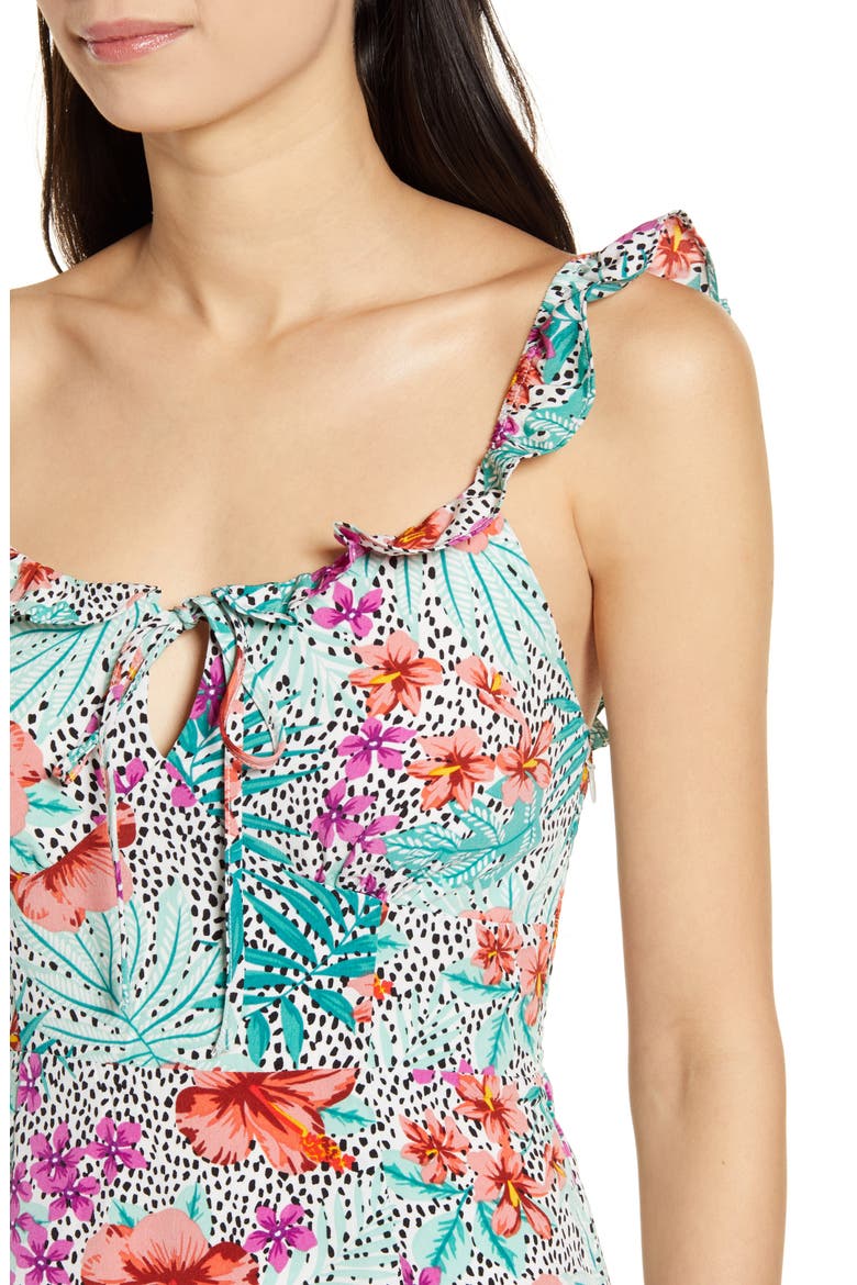 Flower Power Maxi Dress, Alternate, color, LAVENDER MINT