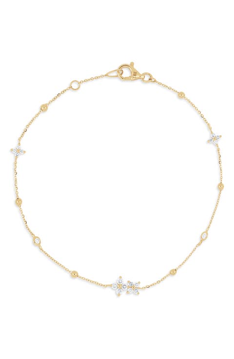 Monaco 18k Gold Diamond Bracelet