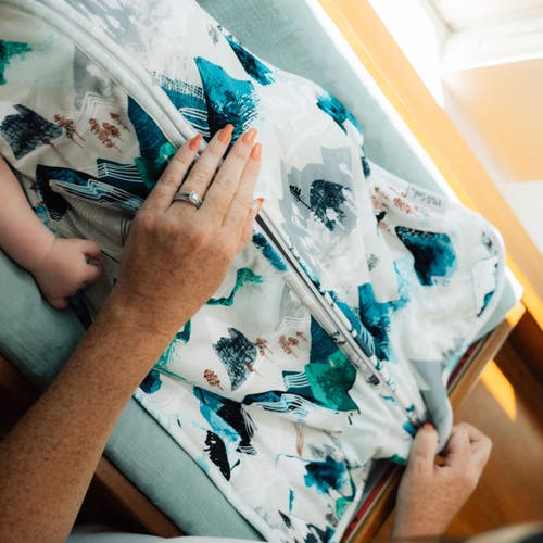 Milk Snob ® Sleep Bag/wearable Blanket In Rocky Mountains