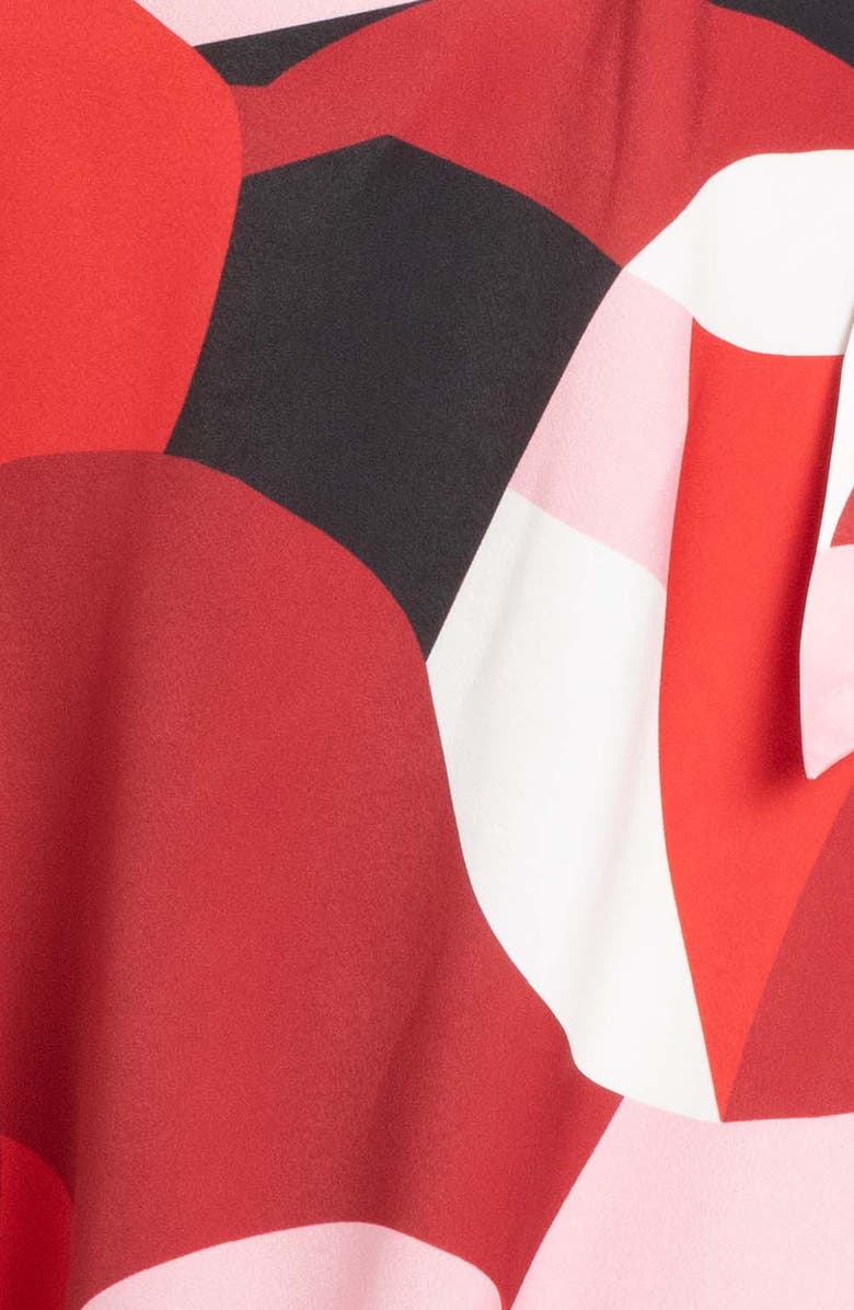 ELOQUII Print Off the Shoulder Midi Dress, Alternate, color,