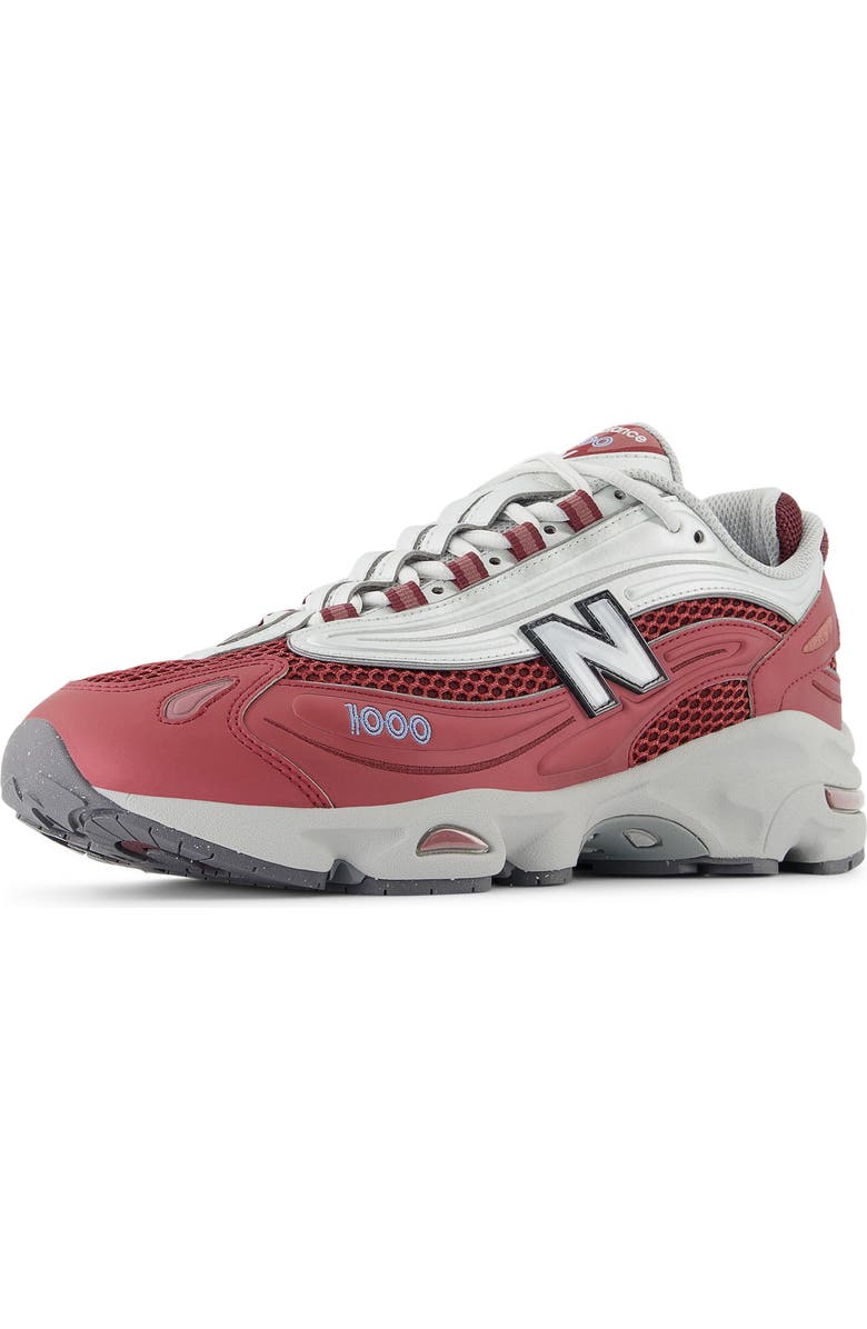 New Balance 1000 Sneaker, Alternate, color, Monarch Burgundy/ Silver