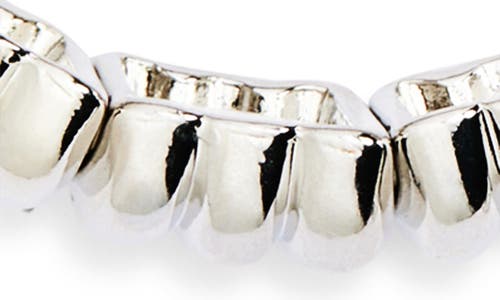 Tasha Set Of 3 Beaded Stretch Bracelets In Silver