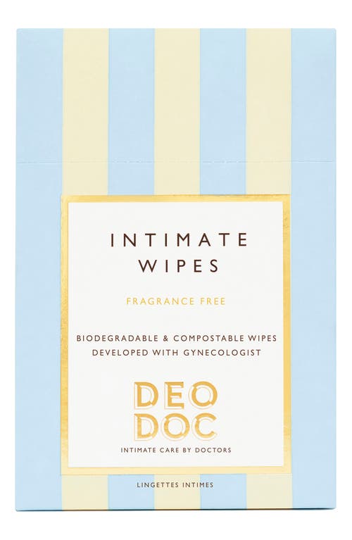Deodoc Intimate Wipes In Fragrance Free