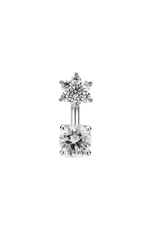 Cubic Zirconia Star Single Stud Earring