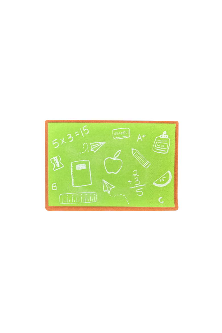 Back to School Chalkboard Large Napkins, Main, color, Assorted Pre-Pack