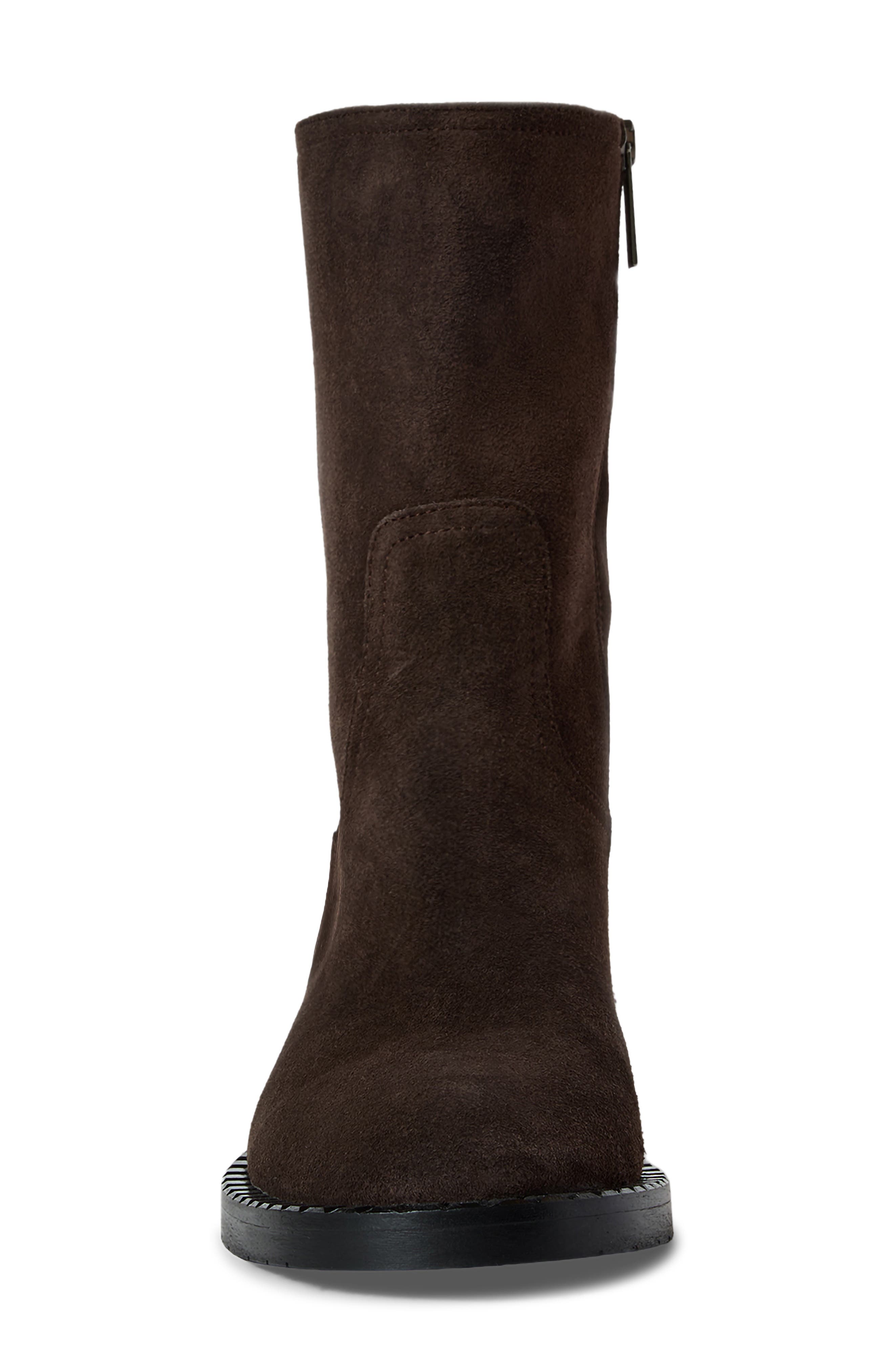 Georgetta Weatherproof Leather Boot, Alternate, color, ESPRESSO SUEDE