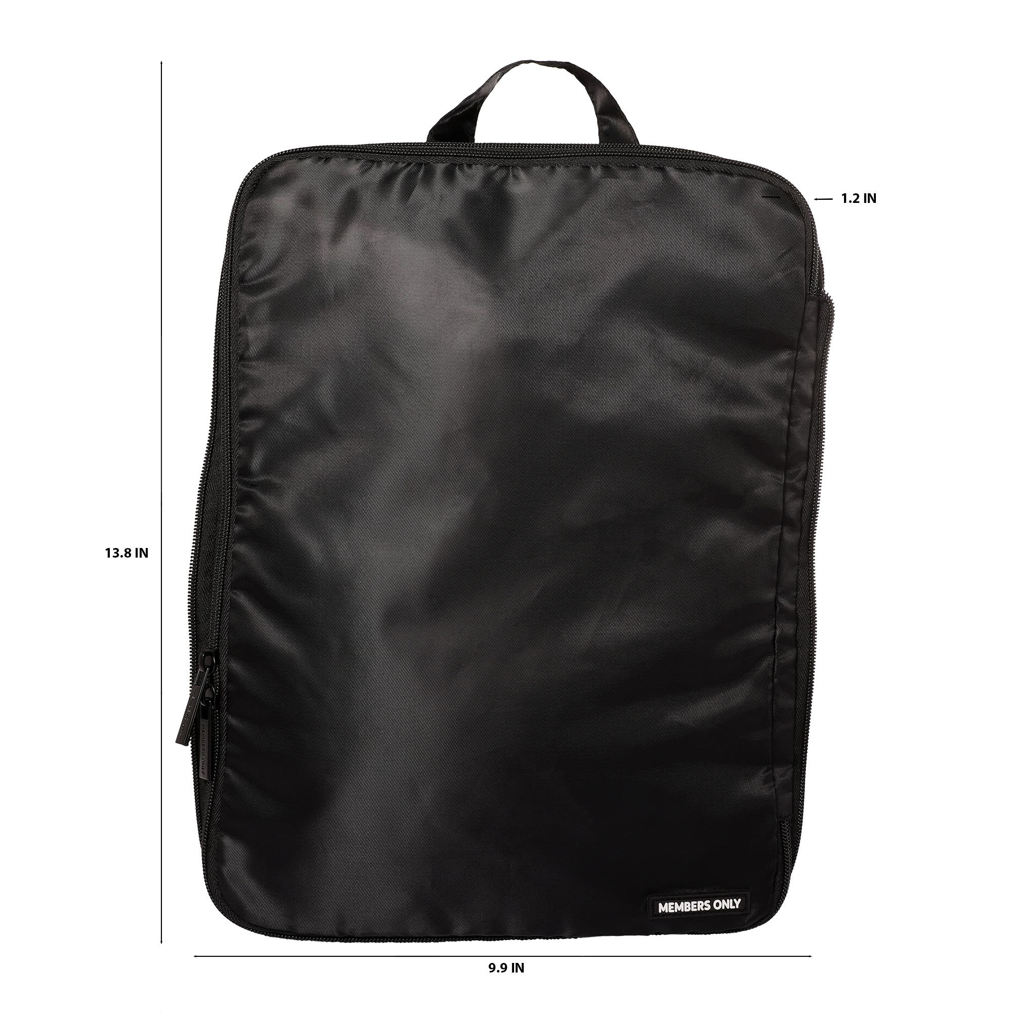 Members Only Compact Travel Organizer Bag, Alternate, color, Black