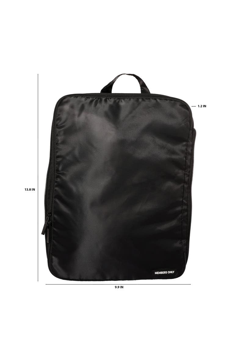 Compact Travel Organizer Bag, Alternate, color, Black