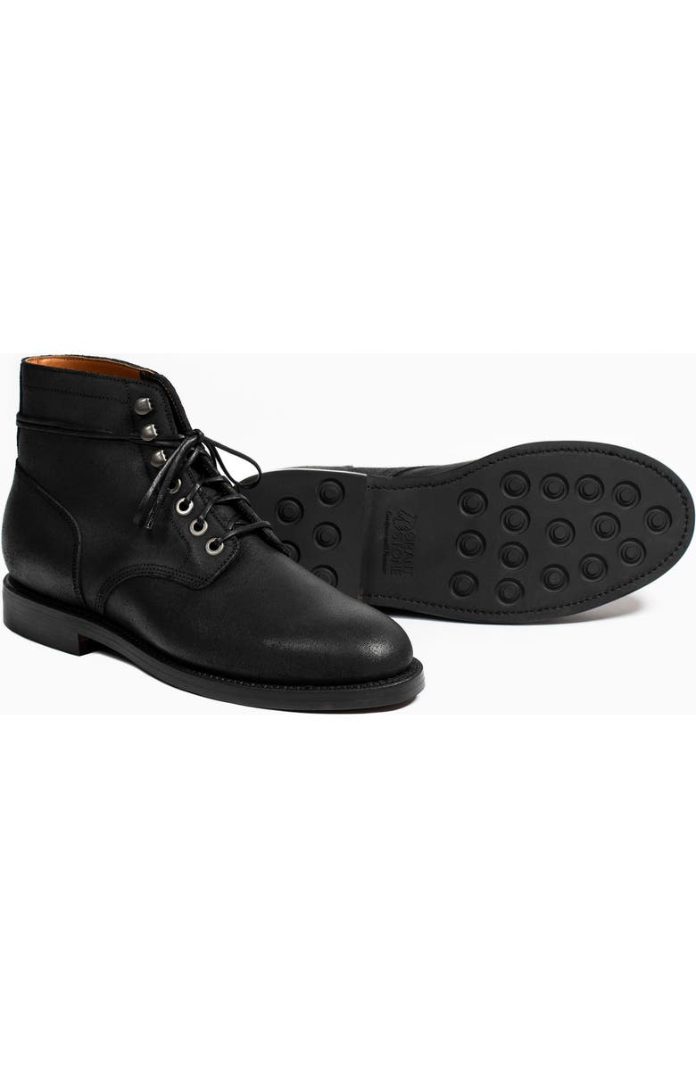 Grant Stone Nora Boot, Alternate, color, Black Waxed Commander