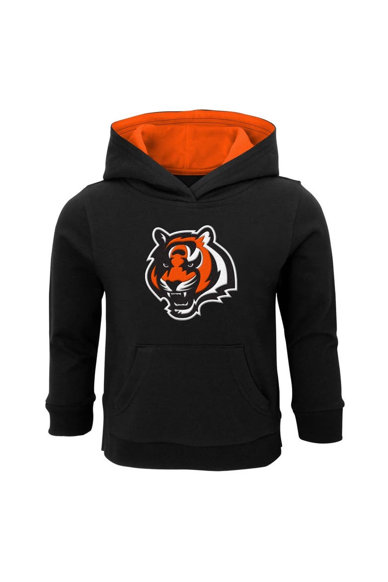 Toddler Black Cincinnati Bengals Prime Pullover Hoodie, Main, color, Black
