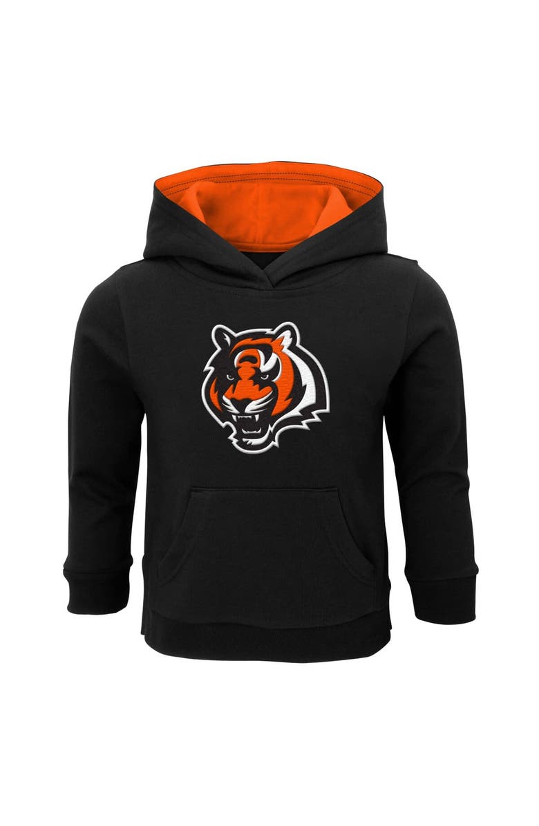 Outerstuff Toddler Black Cincinnati Bengals Prime Pullover Hoodie, Main, color, Black